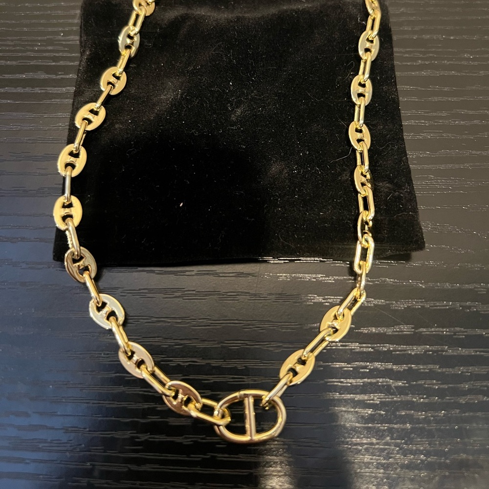 Gorjana Gold Plated Link Necklace